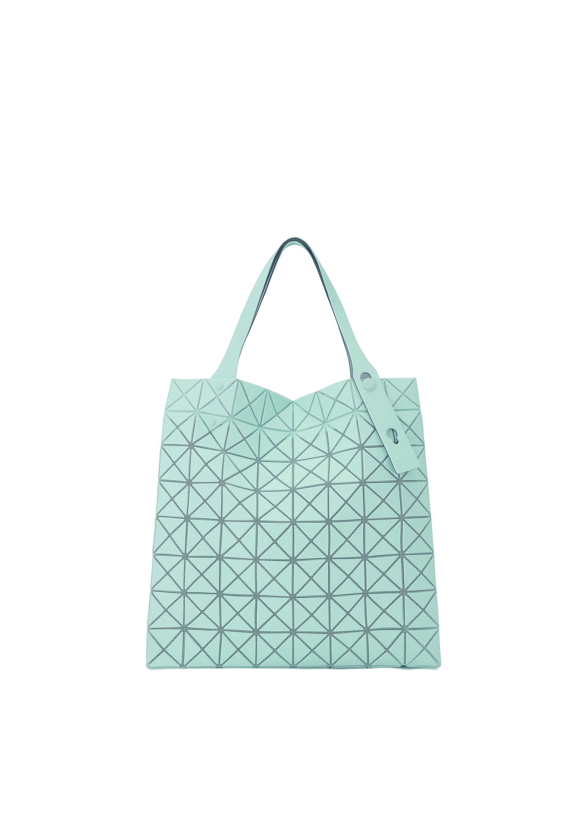 A product shot of the BAO BAO ISSEY MIYAKE PRISM PLUS tote in light blue (71).