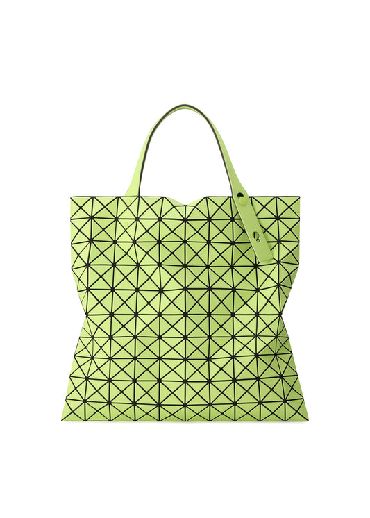 A product shot of the BAO BAO ISSEY MIYAKE PRISM FROST tote in muscat green (63).