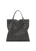 A product shot of the BAO BAO ISSEY MIYAKE PRISM DENIM tote in black.