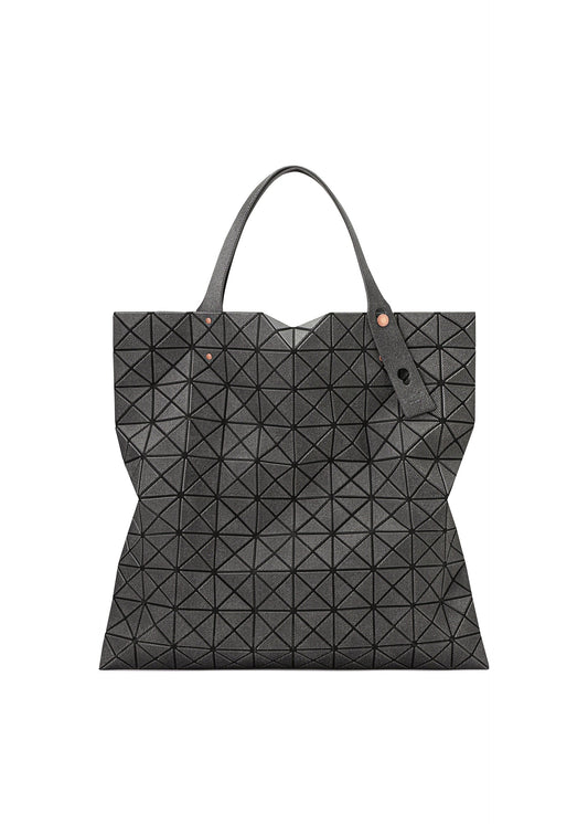 A product shot of the BAO BAO ISSEY MIYAKE PRISM DENIM tote in black.