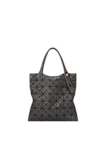 A product shot of the BAO BAO ISSEY MIYAKE PRISM DENIM tote in black.