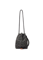 A product shot of the BAO BAO ISSEY MIYAKE WRING DENIM shoulder bag in black.