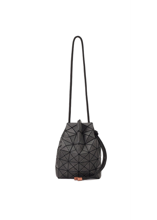 A product shot of the BAO BAO ISSEY MIYAKE WRING DENIM shoulder bag in black.