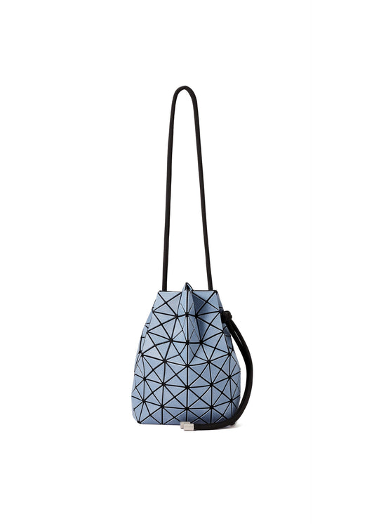 A product shot of the BAO BAO ISSEY MIYAKE WRING DENIM shoulder bag in blue.