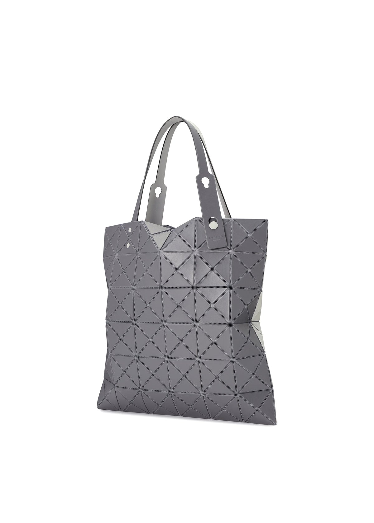 A detail shot of the BAO BAO ISSEY MIYAKE LUCENT W COLOR tote.