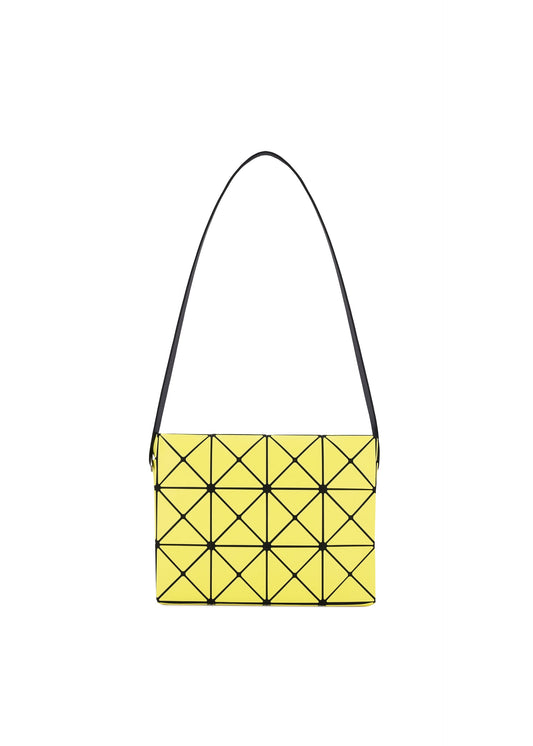 A product shot of the BAO BAO ISSEY MIYAKE CUBOID shoulder bag in yellow (52).