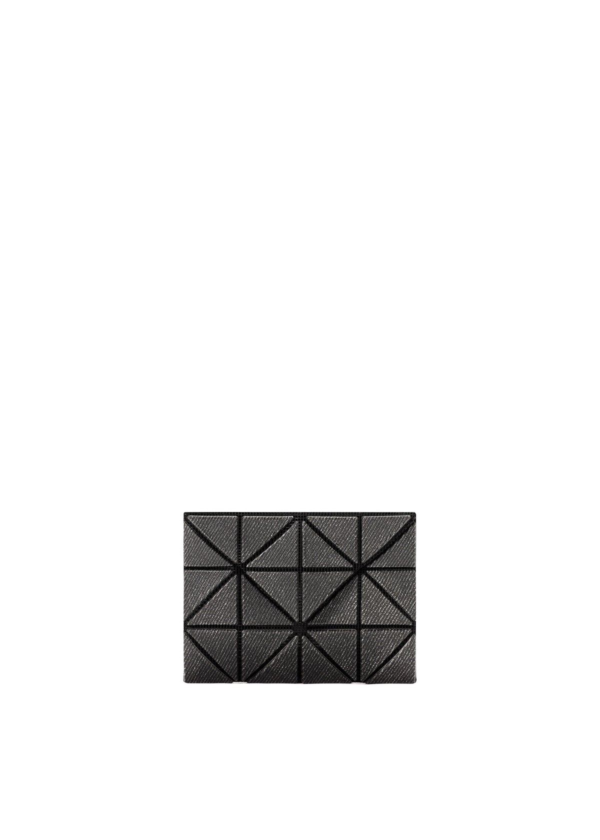 A product shot of the BAO BAO ISSEY MIYAKE CARD WALLET accessory in black.