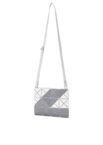 A detail shot of the BAO BAO ISSEY MIYAKE SIGN shoulder bag.