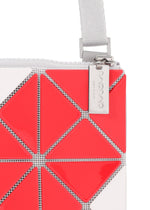 A detail shot of the BAO BAO ISSEY MIYAKE SIGN shoulder bag.