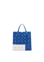A detail shot of the BAO BAO ISSEY MIYAKE SIGN tote.