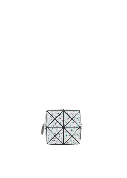 A product shot of the BAO BAO ISSEY MIYAKE CITY pouch in stone grey (09).