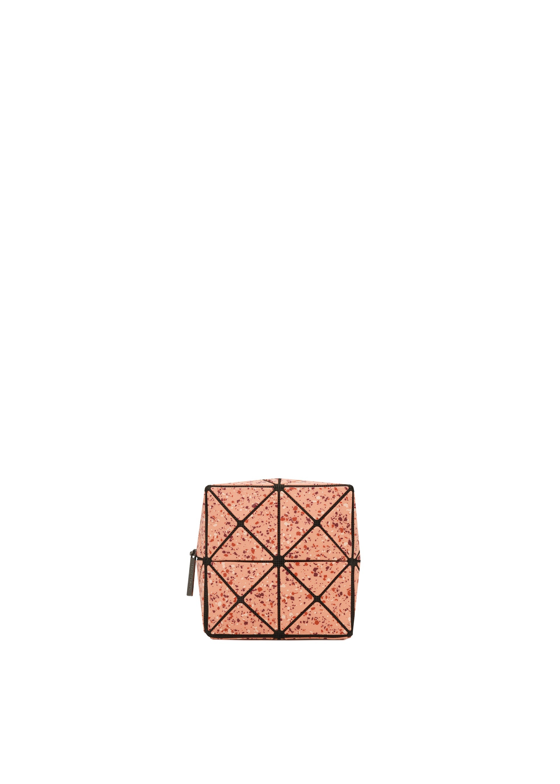 A product shot of the BAO BAO ISSEY MIYAKE CITY pouch in terracotta (35).