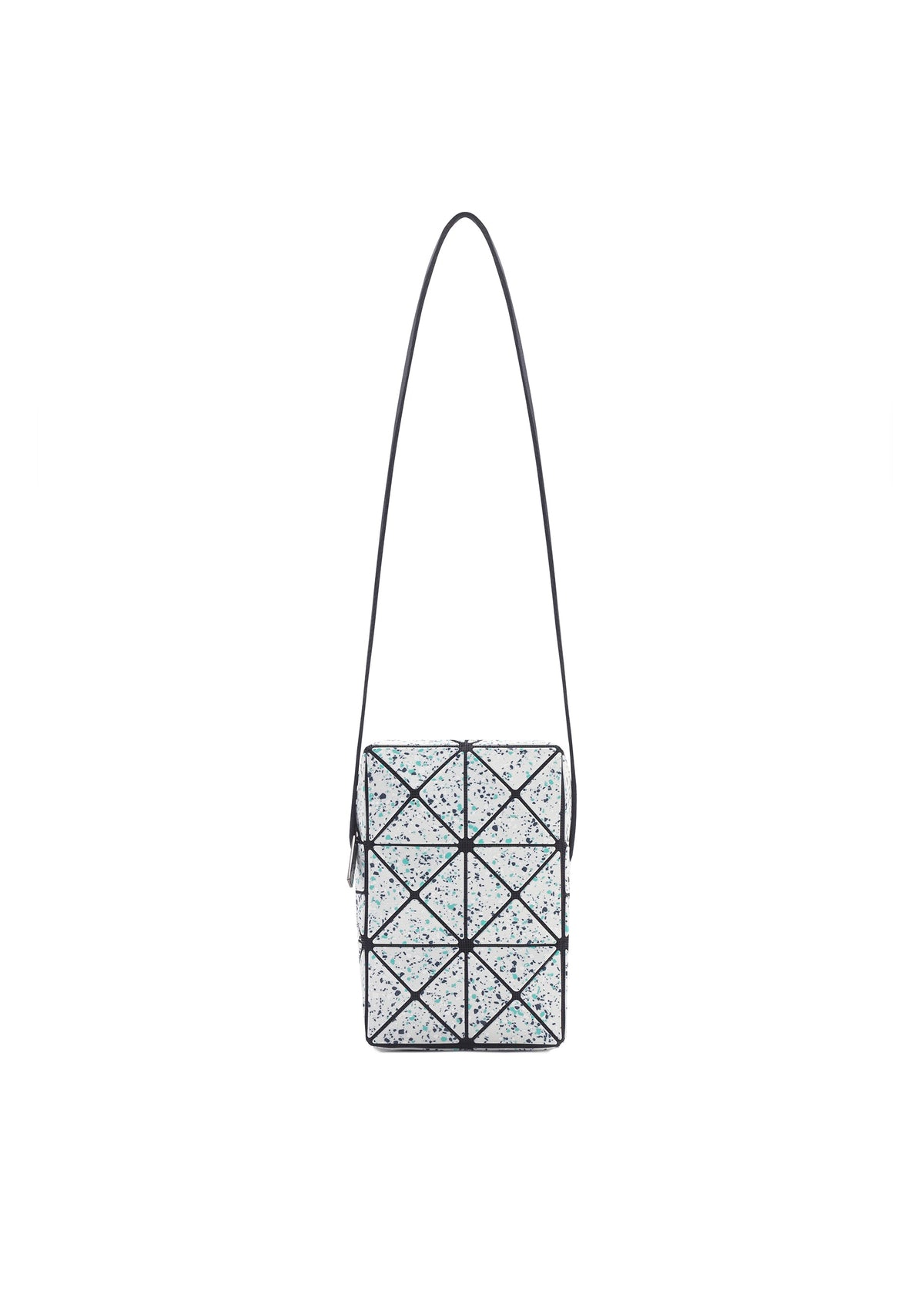 A product shot of the BAO BAO ISSEY MIYAKE CITY shoulder bag in stone grey (09).