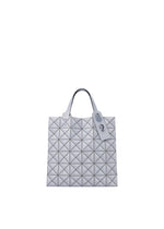 A product shot of the BAO BAO ISSEY MIYAKE MINIATURE tote in gray.