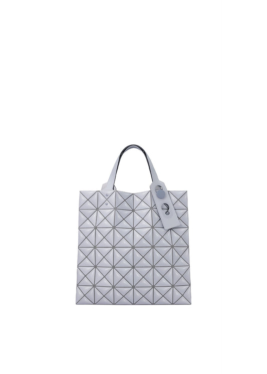 A product shot of the BAO BAO ISSEY MIYAKE MINIATURE tote in gray.