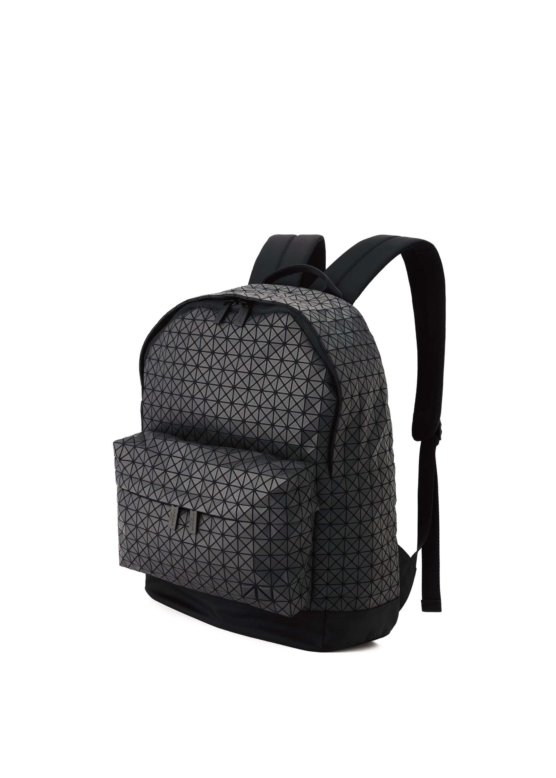 A detail shot of the BAO BAO ISSEY MIYAKE DAYPACK backpack.