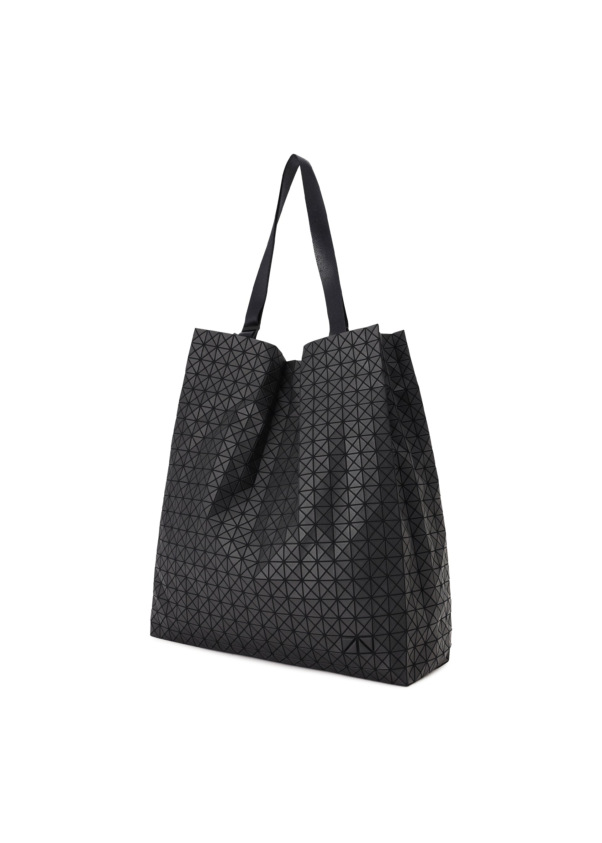 A detail shot of the BAO BAO ISSEY MIYAKE CART S tote.