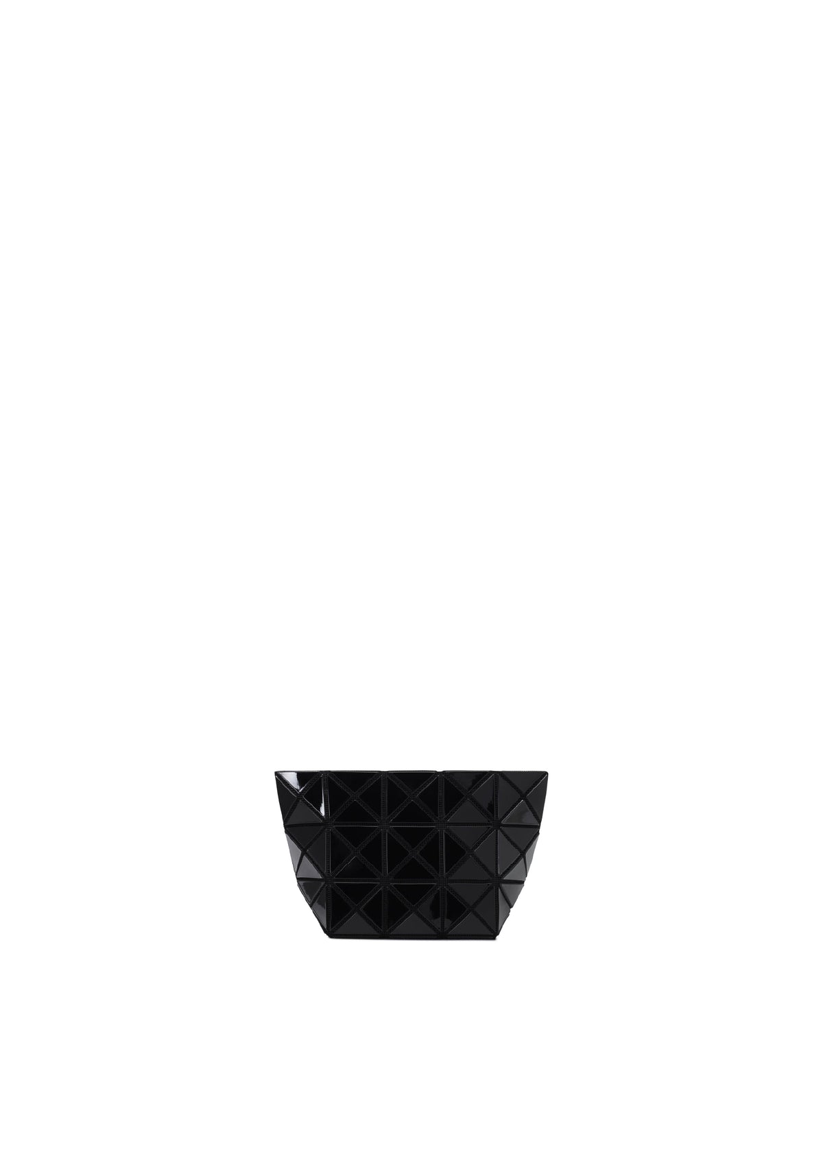 A product shot of the BAO BAO ISSEY MIYAKE PRISM pouch in black.