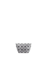 A product shot of the BAO BAO ISSEY MIYAKE PRISM pouch in silver.