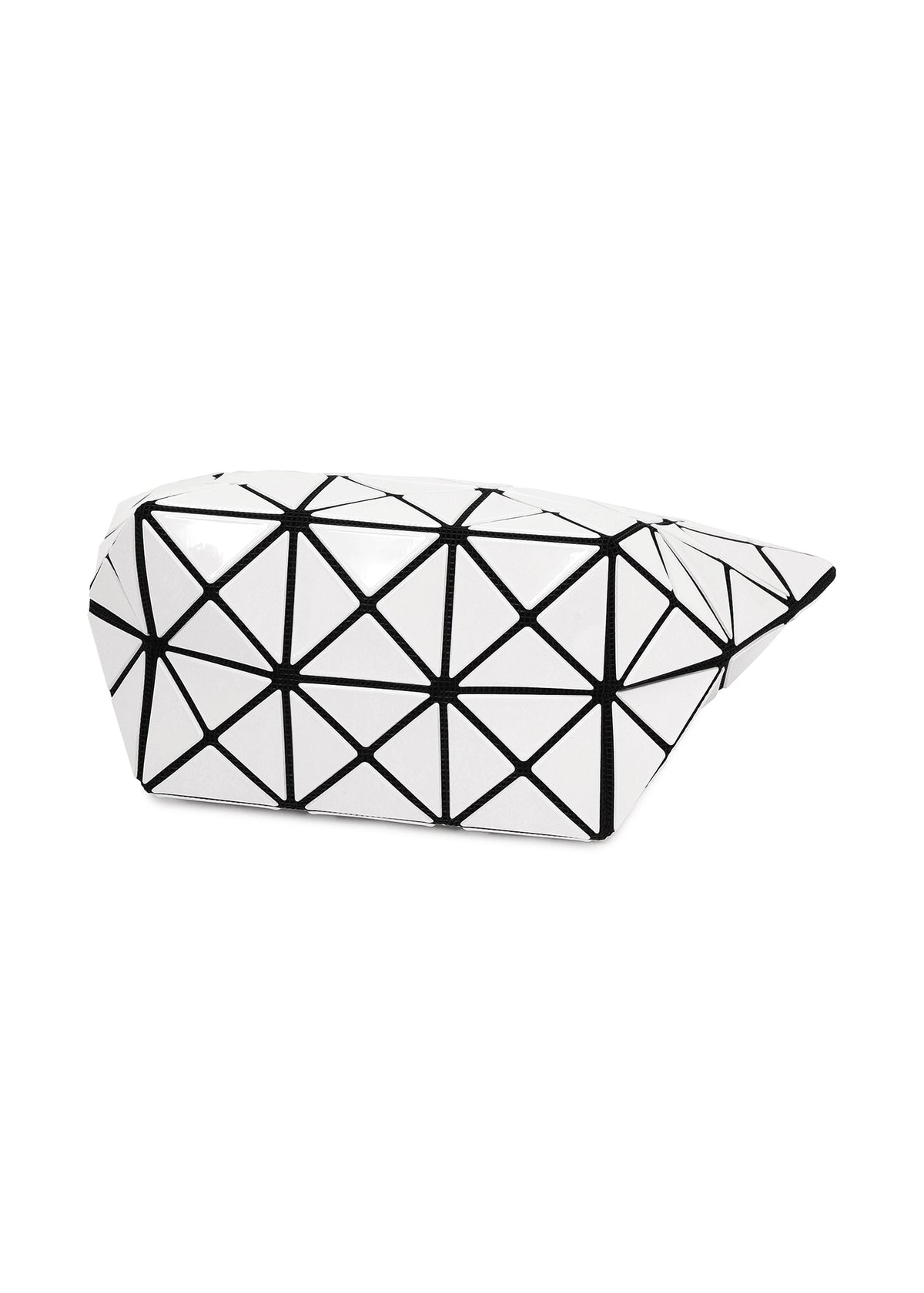 A detail shot of the BAO BAO ISSEY MIYAKE PRISM pouch.