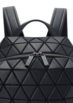 A detail shot of the BAO BAO ISSEY MIYAKE HEXAGON backpack.
