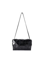 A product shot of the BAO BAO ISSEY MIYAKE CARTON shoulder bag in black.