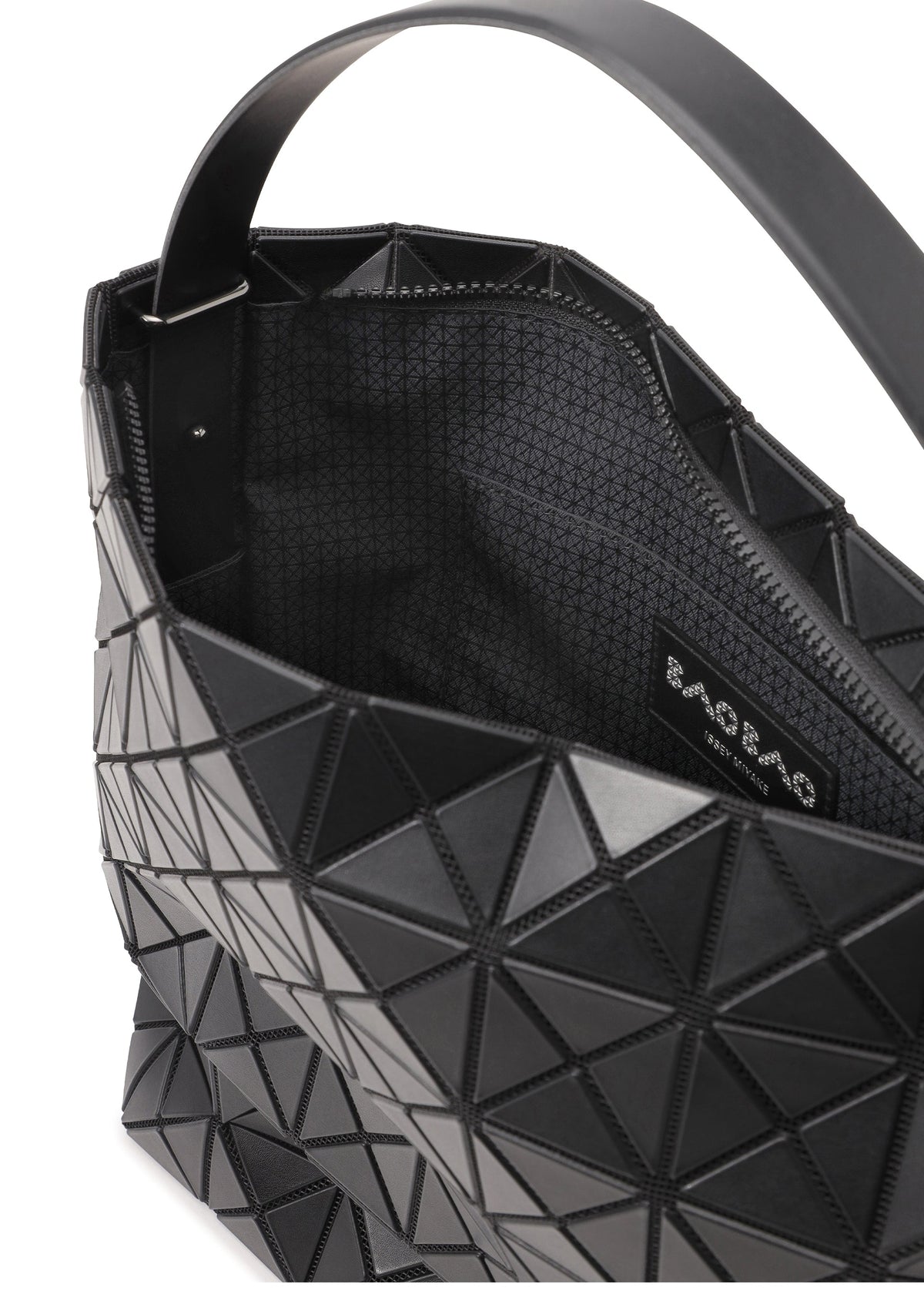 A detail shot of the BAO BAO ISSEY MIYAKE VALLEY handbag.