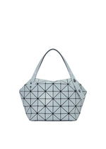A product shot of the BAO BAO ISSEY MIYAKE BOSTON handbag in sky blue.