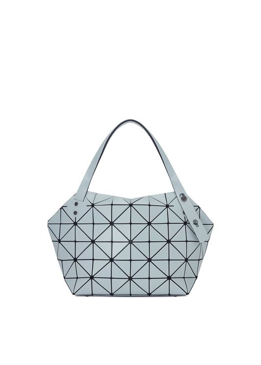 A product shot of the BAO BAO ISSEY MIYAKE BOSTON handbag in sky blue.