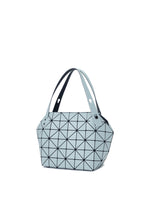A detail shot of the BAO BAO ISSEY MIYAKE BOSTON handbag.