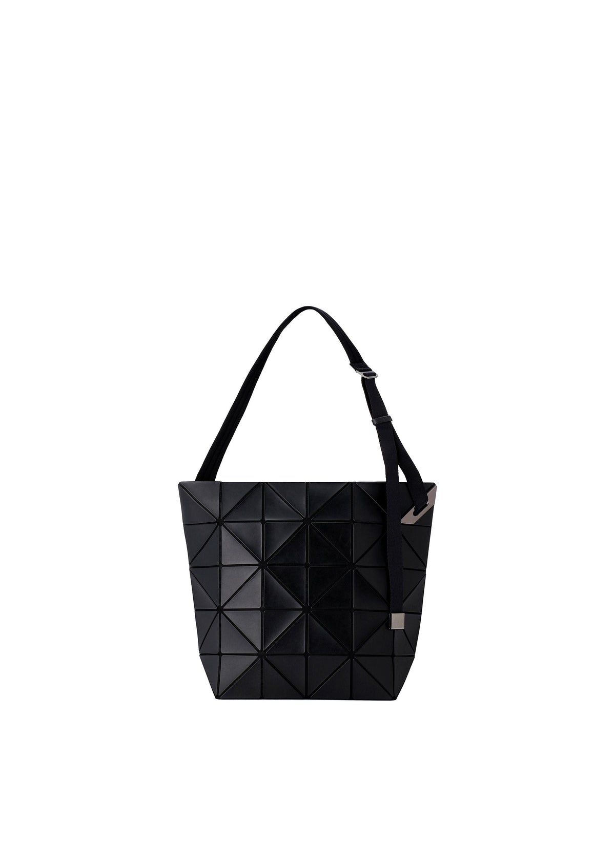 A product shot of the BAO BAO ISSEY MIYAKE BLOCKY shoulder bag in matte black.