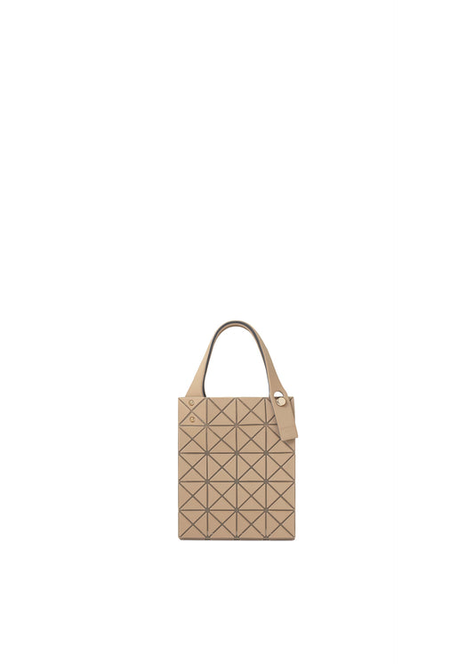 A product shot of the BAO BAO ISSEY MIYAKE PRISM PLUS tote in ocher.