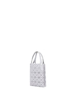 A detail shot of the BAO BAO ISSEY MIYAKE PRISM PLUS tote.