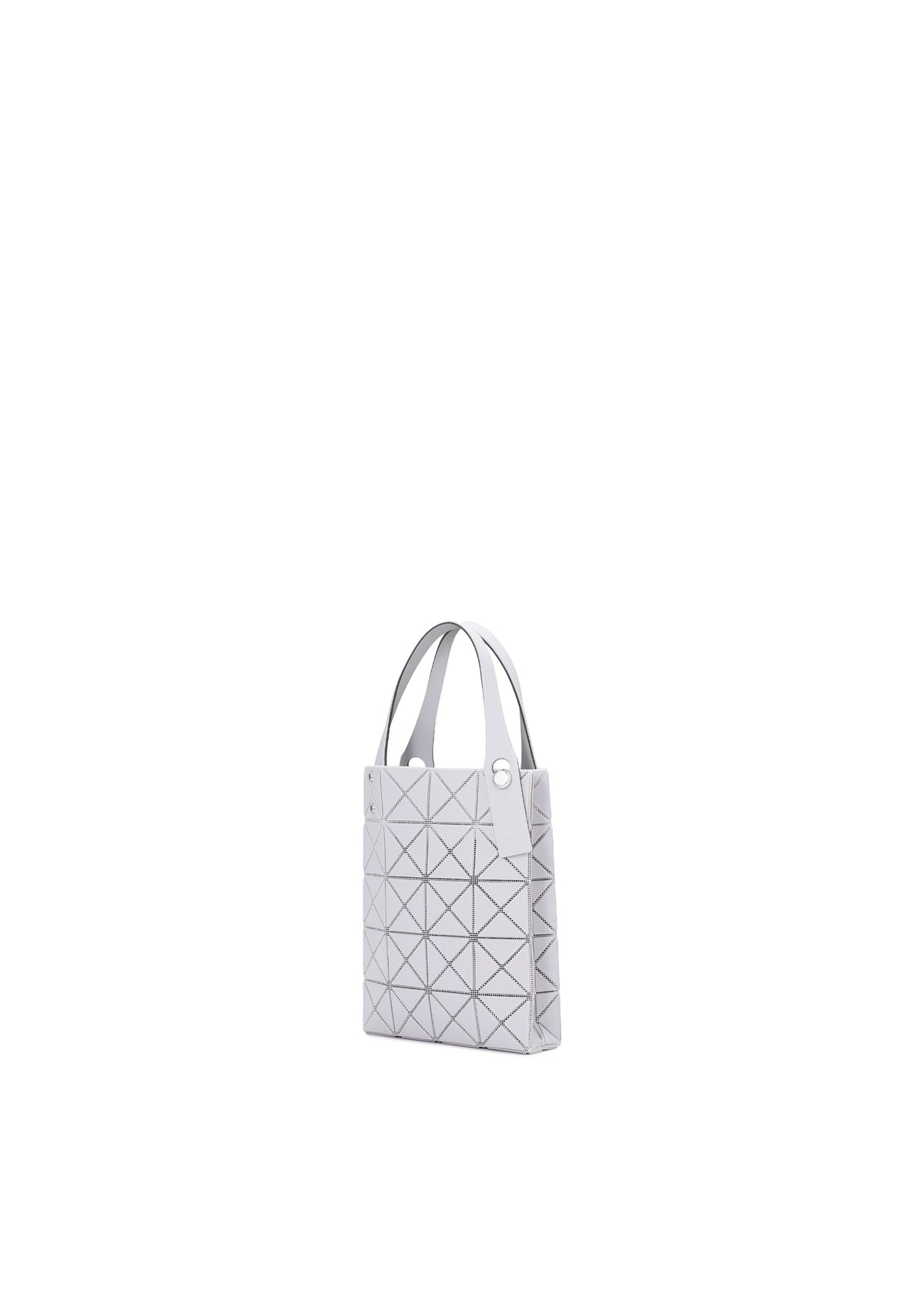 A detail shot of the BAO BAO ISSEY MIYAKE PRISM PLUS tote.