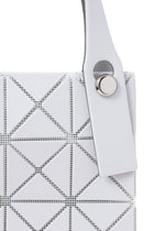 A detail shot of the BAO BAO ISSEY MIYAKE PRISM PLUS tote.