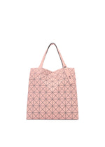 A product shot of the BAO BAO ISSEY MIYAKE PRISM PLUS tote in smoky pink.