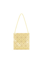 A product shot of the BAO BAO ISSEY MIYAKE LUCENT ONE-TONE shoulder bag in sunlight yellow.