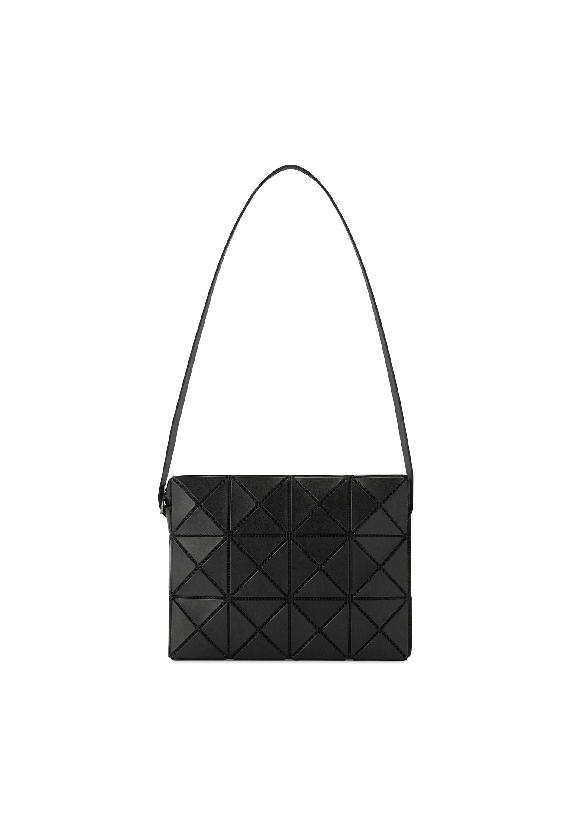 A product shot of the BAO BAO ISSEY MIYAKE CUBOID shoulder bag in matte black.