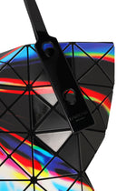 A detail shot of the BAO BAO ISSEY MIYAKE WARP tote.