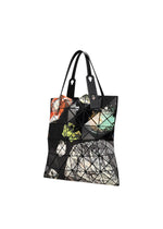A detail shot of the BAO BAO ISSEY MIYAKE COSMIC tote.