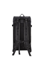 A detail shot of the BAO BAO ISSEY MIYAKE HIKER backpack.