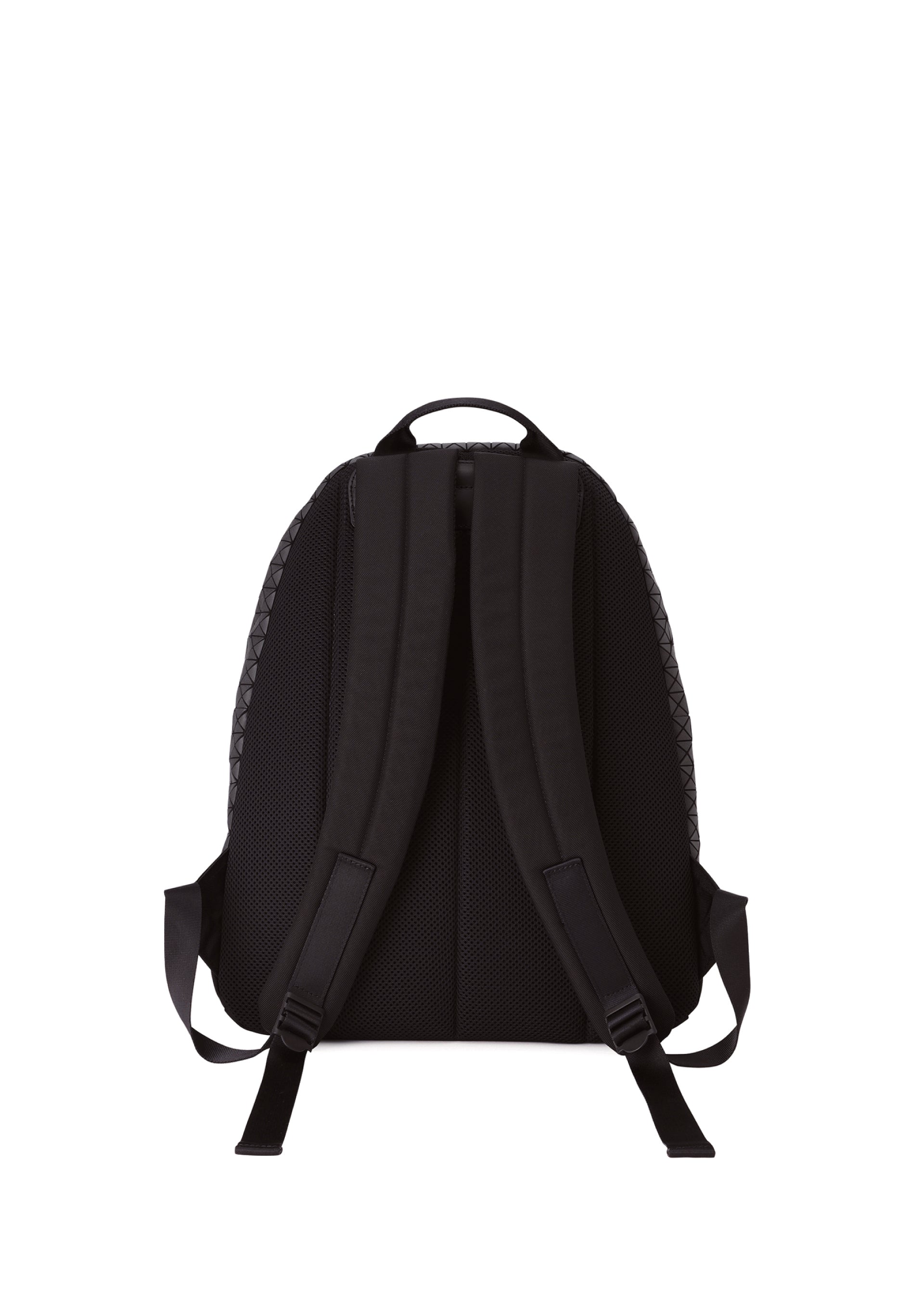 A detail shot of the BAO BAO ISSEY MIYAKE DAYPACK backpack.