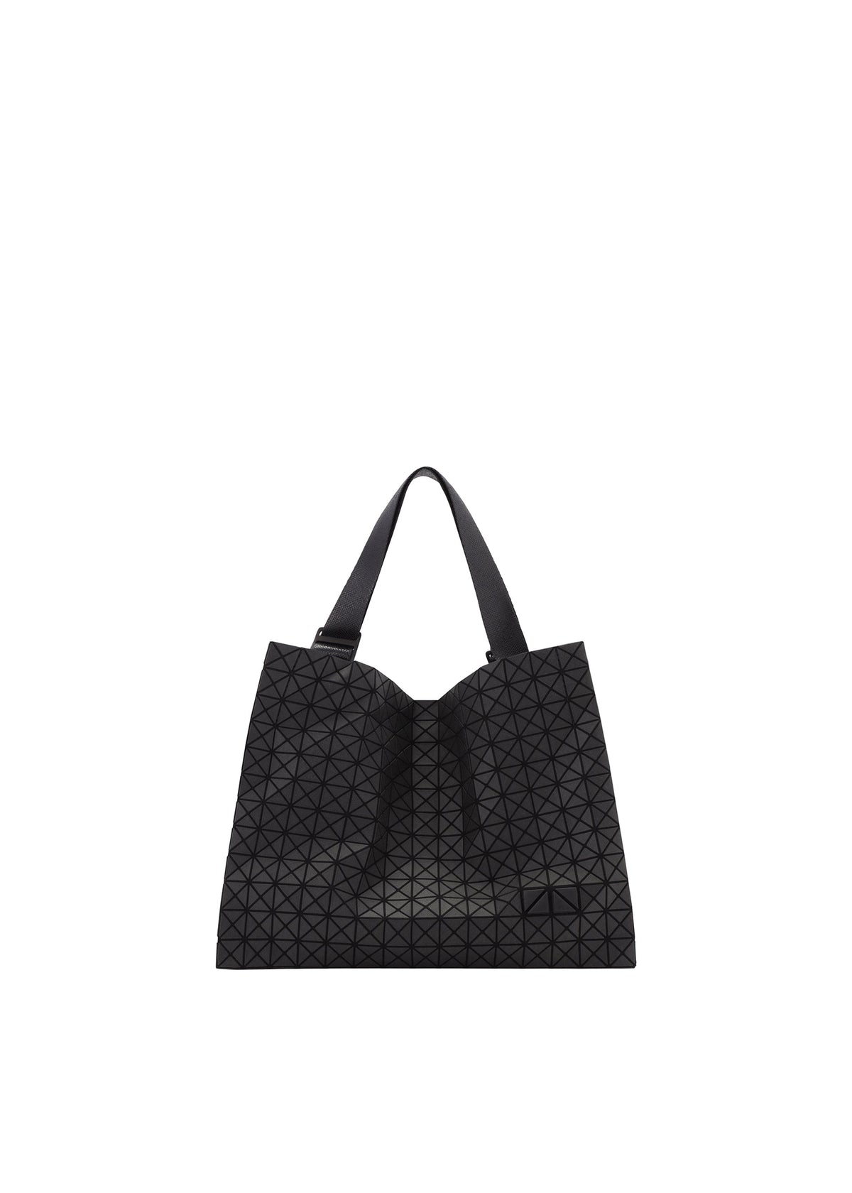 A product shot of the BAO BAO ISSEY MIYAKE CART MINI tote in matte black.