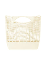 A product shot of the GOOD GOODS ISSEY MIYAKE MOKKO bag in off white (02).