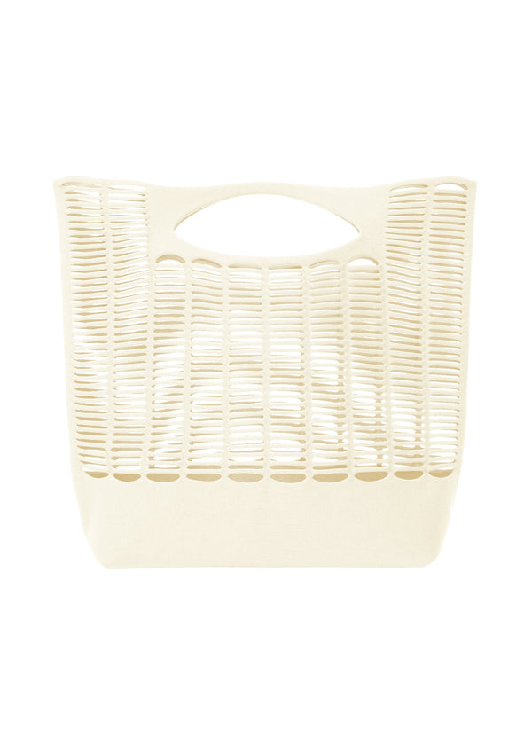 A product shot of the GOOD GOODS ISSEY MIYAKE MOKKO bag in off white (02).