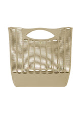 A product shot of the GOOD GOODS ISSEY MIYAKE MOKKO bag in beige (41).