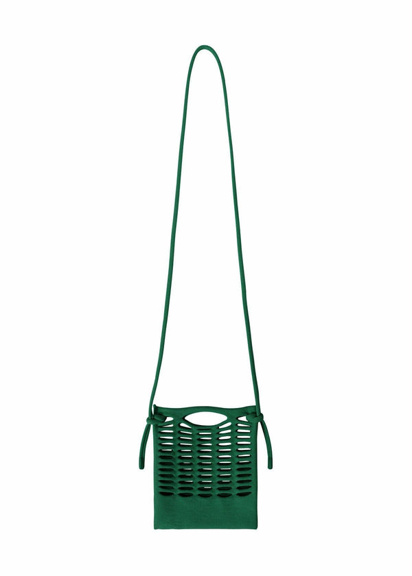 A product shot of the GOOD GOODS ISSEY MIYAKE MOKKO bag in green (62).