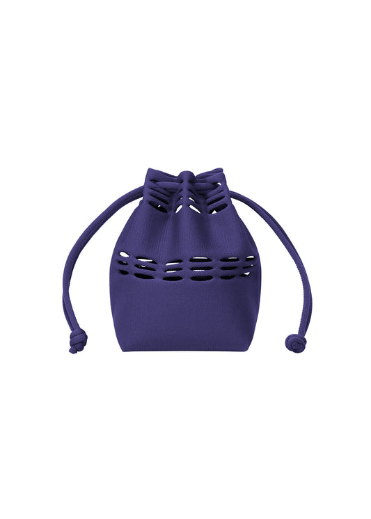 A product shot of the GOOD GOODS ISSEY MIYAKE MOKKO S.C. POCKET 2 bag in blue purple (83).