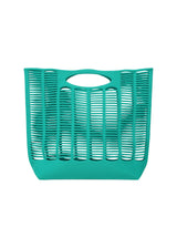 A product shot of the GOOD GOODS ISSEY MIYAKE MOKKO S.C.2 bag in turquoise (77).