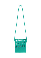 A product shot of the GOOD GOODS ISSEY MIYAKE MOKKO S.C.2 bag in turquoise (77).